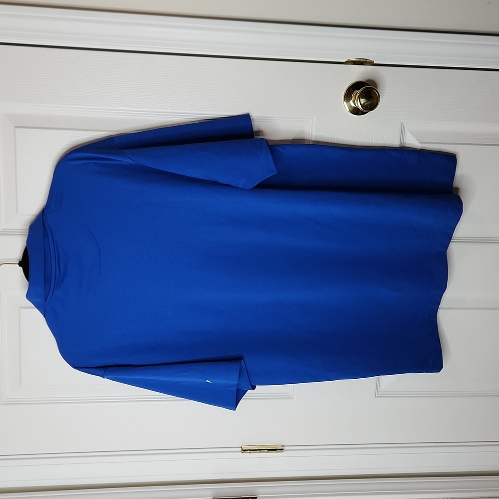 Men's Nike Golf Nike fit dry royal blue polo Sunken Meadow Golf Club - Picture 6 of 6